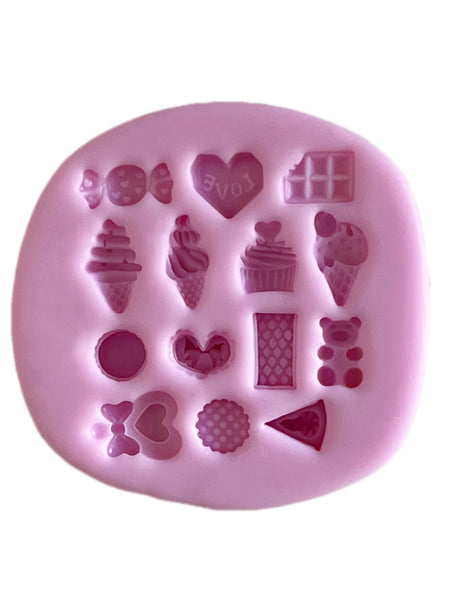 Mini Sweet Treats, Candies Dani Decor Silicone Mold 55 – Nicron Australia