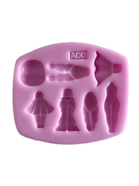 Cute little bodies Dani Decor Silicone Mold 73