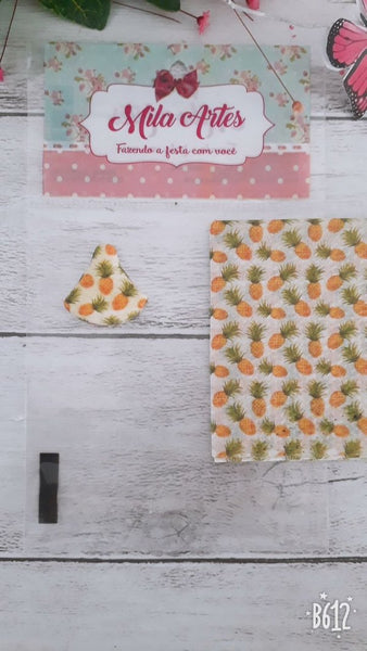 1 Paper Napkin for decoupage,  Pineapple Mila Artes