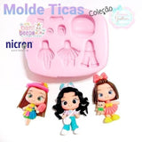 Pretty Girls Ticas, Dani Decor Silicone Mold  32