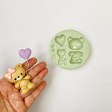 Cute little Bear II, Silicone mold