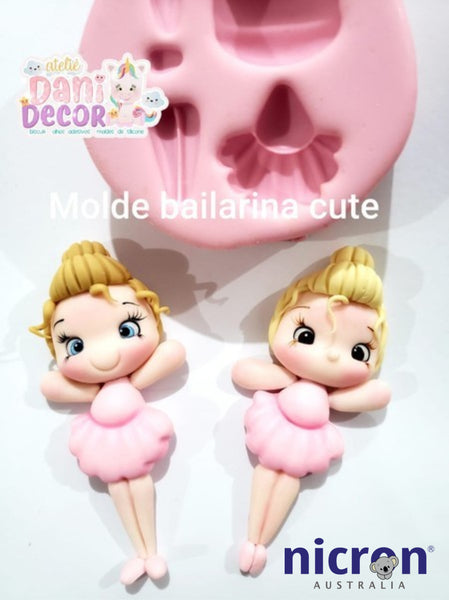 Cute Ballerinas girls, Dani Decor - Silicone mold 87