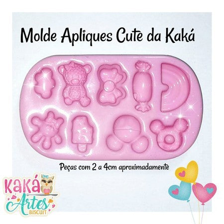 Molde Apliques Cute da Kaká