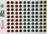 3D Eyes Stickers 237, Nivia Arts