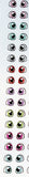 3D Eyes Stickers Multicolor with Heart, 608 Nivia Arts