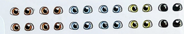 3D Eyes Stickers with Hear,  605 P Nivia Arts