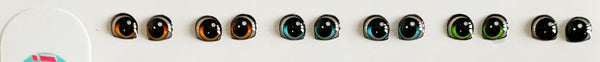 3D Eyes Stickers 611, Nivia Arts 4mm