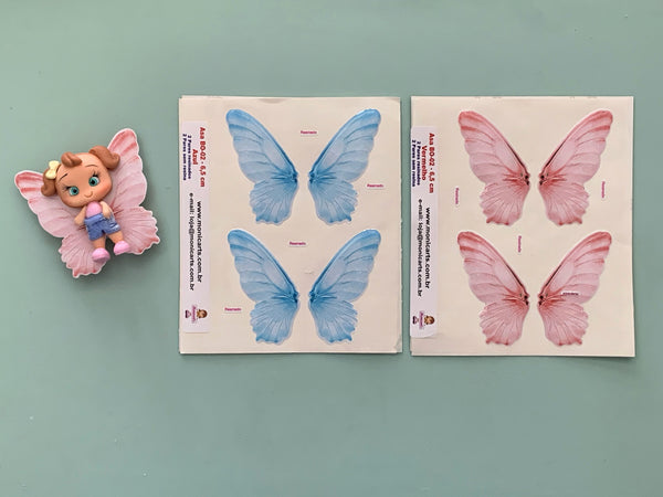 3D Shapes - Fairy Wings Stickers (2 units)