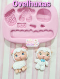 Two little sheep, Dani Decor Mold 3