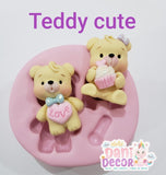 Cute Teddy, Dani Decor Silicone Mold 52