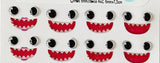 3D Eyes Stickers Shark eyes and mouth, Nivia Arts