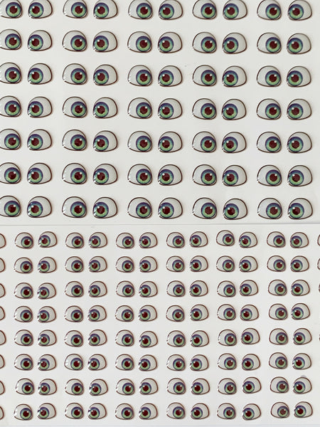 3D Eyes Stickers, Realistic irises 2, MF-ARTS