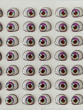 3D Eyes Stickers Rainbow 3, MF-ARTS