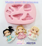 Princess love, Dani Decor Silicone mold 41