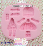 Cute dolls, Dani Decor Silicone Mold 63