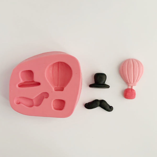 Circus and hot air balloon, Silicone Mold