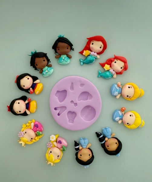 Princesses Sah Biscuit silicone Mold
