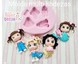 Molde Cute girls, Dani  Silicone Mold 22