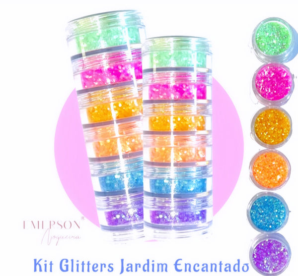 Kit Glitter Jardim Encantado, Emerson