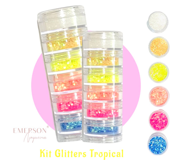 Kit Glitter Tropical, Emerson