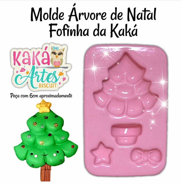 Molde Árvore de Natal Fofinha da Kaká