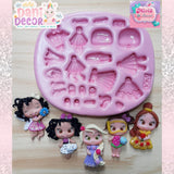 Cute Princesses, Dani Decor Silicone mold 51